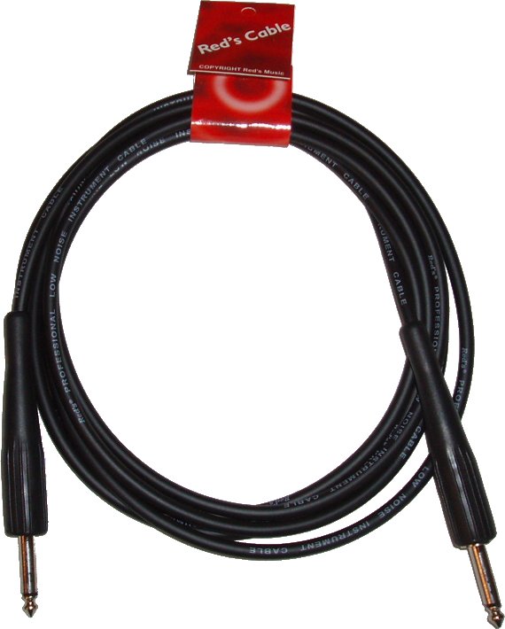 Kabel instrumentalny REDS MUSIC J-J (gumowane) 3m