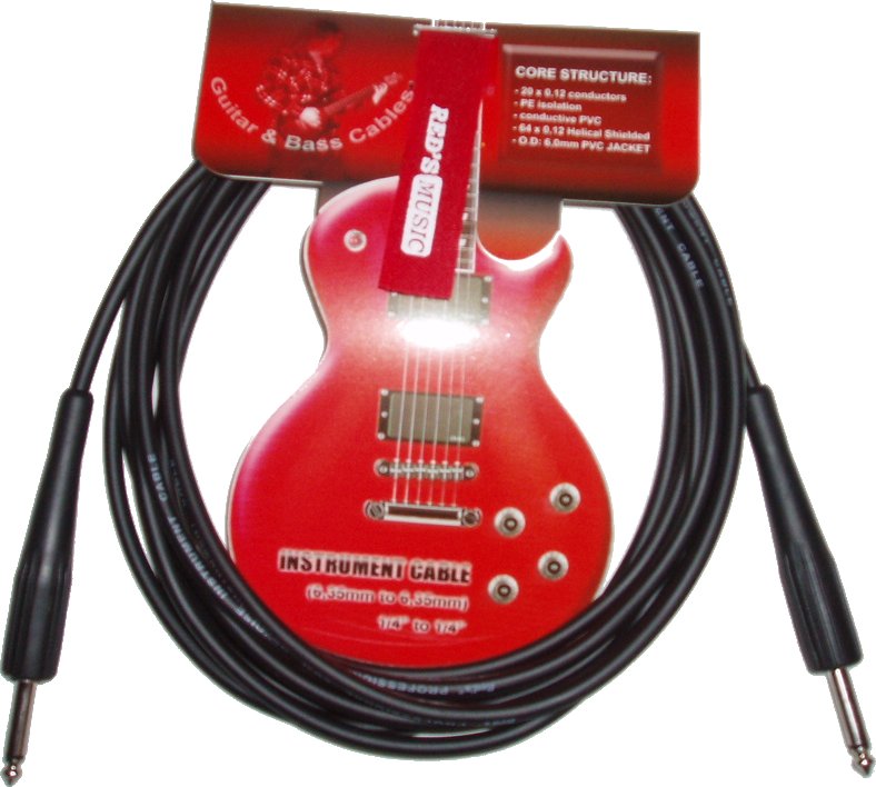 Kabel instrumentalny REDS MUSIC J-J (gumowane) 5m
