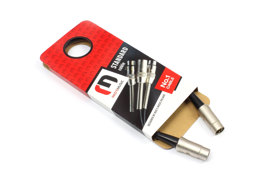 Kabel MIDI REDS MUSIC MD0130 DIN-DIN 3m - miniatura