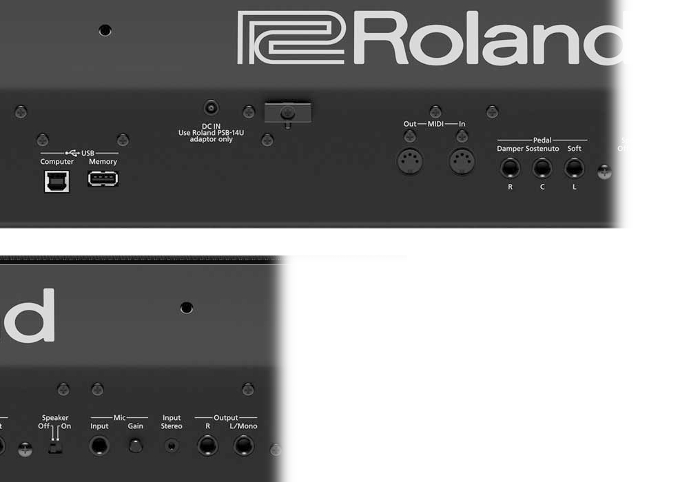 Roland FP-90 BK + NOGI + LISTWA - miniatura