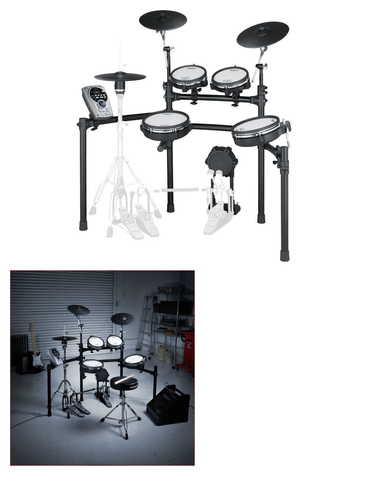 Roland TD-15KV + statyw MDS-9V