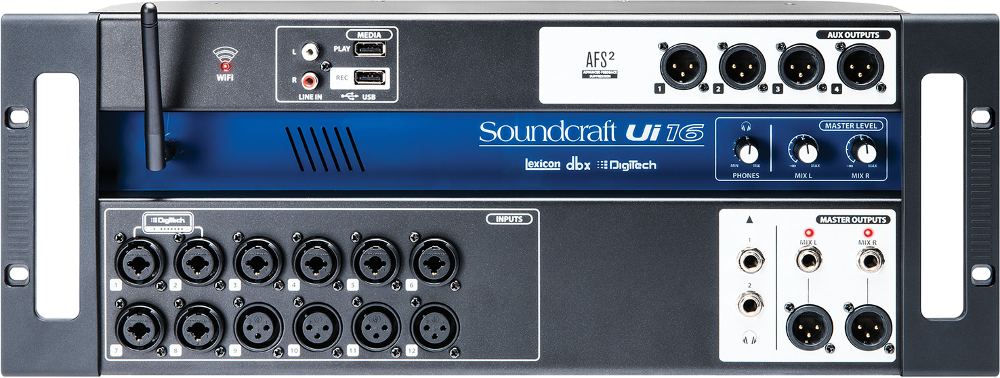 Mikser cyfrowy Soundcraft Ui16 - miniatura