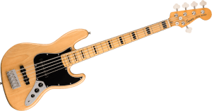Gitara basowa Squier by Fender Classic Vibe Jazz Bass V 70s MN NAT