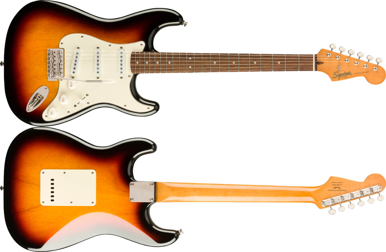 Gitara elektryczna Squier by Fender Classic Vibe Stratocaster 60s LRL 3TS - miniatura