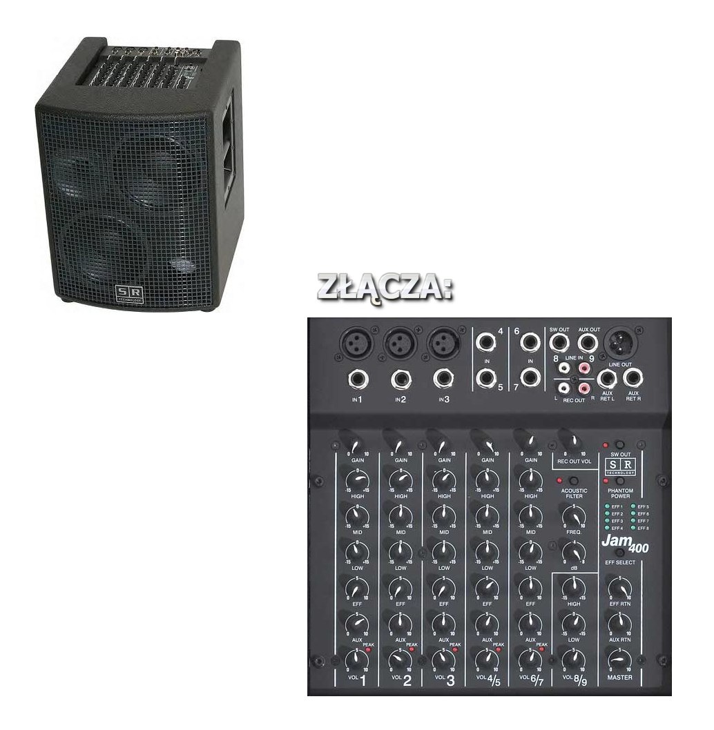 SR TECHNOLOGY JAM 400 BLK