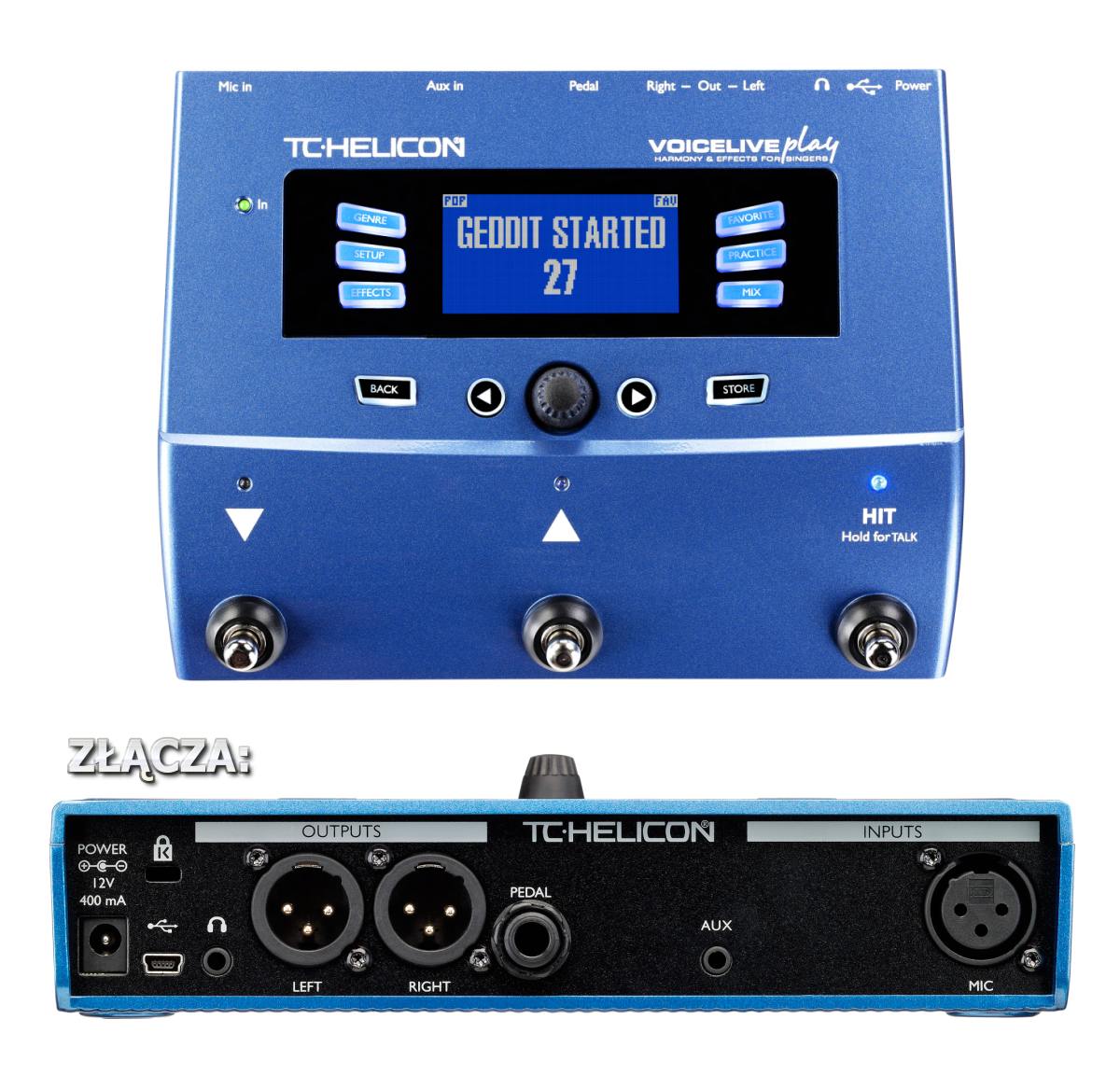 Procesor wokalowy TC-HELICON VoiceLive Play