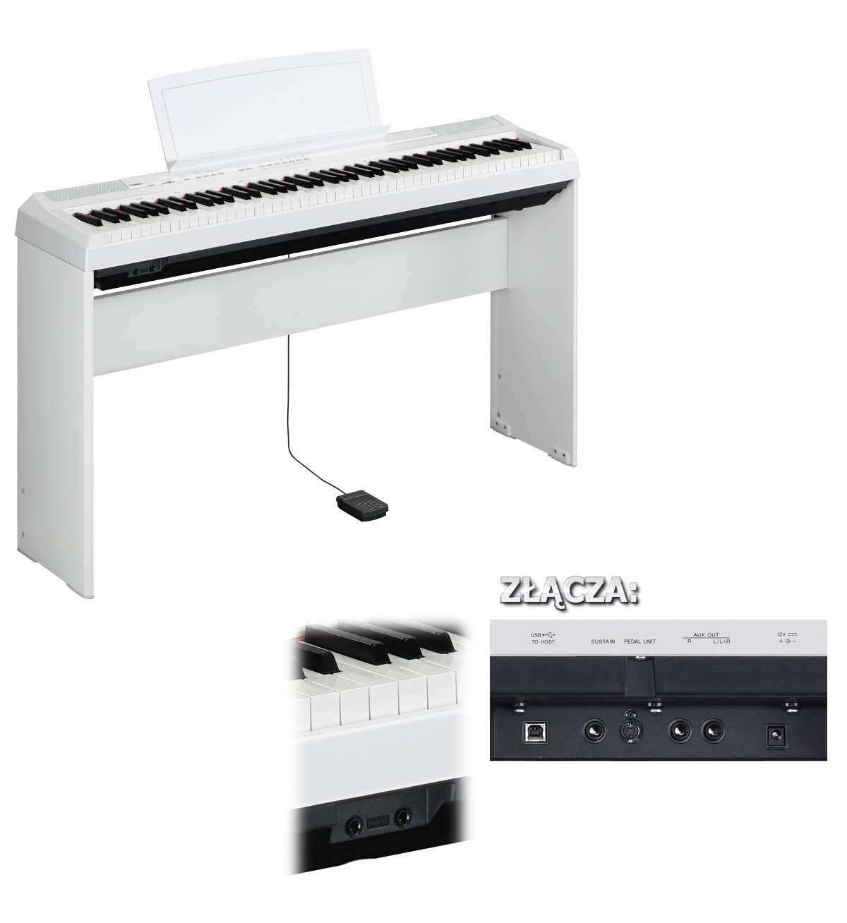 ヤマハ　P-105WH デジタルピアノ　Yamaha ヤマハ | P-105 - Pシリーズ - 概要