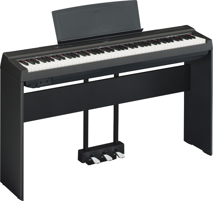 Pianino cyfrowe YAMAHA P-125a B + NOGI + LISTWA