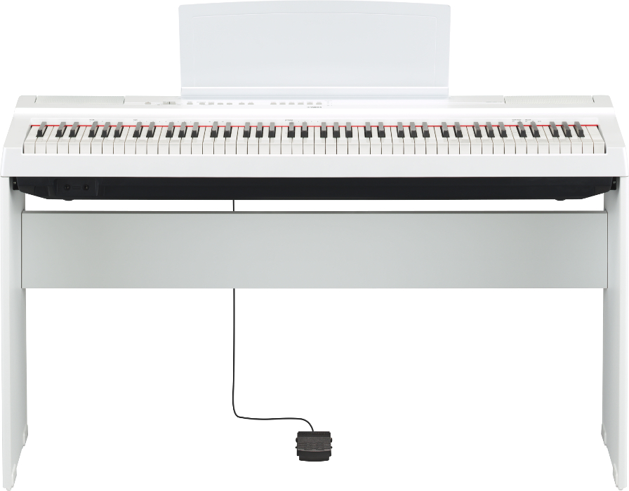 Pianino cyfrowe YAMAHA P-125a WH + NOGI - miniatura