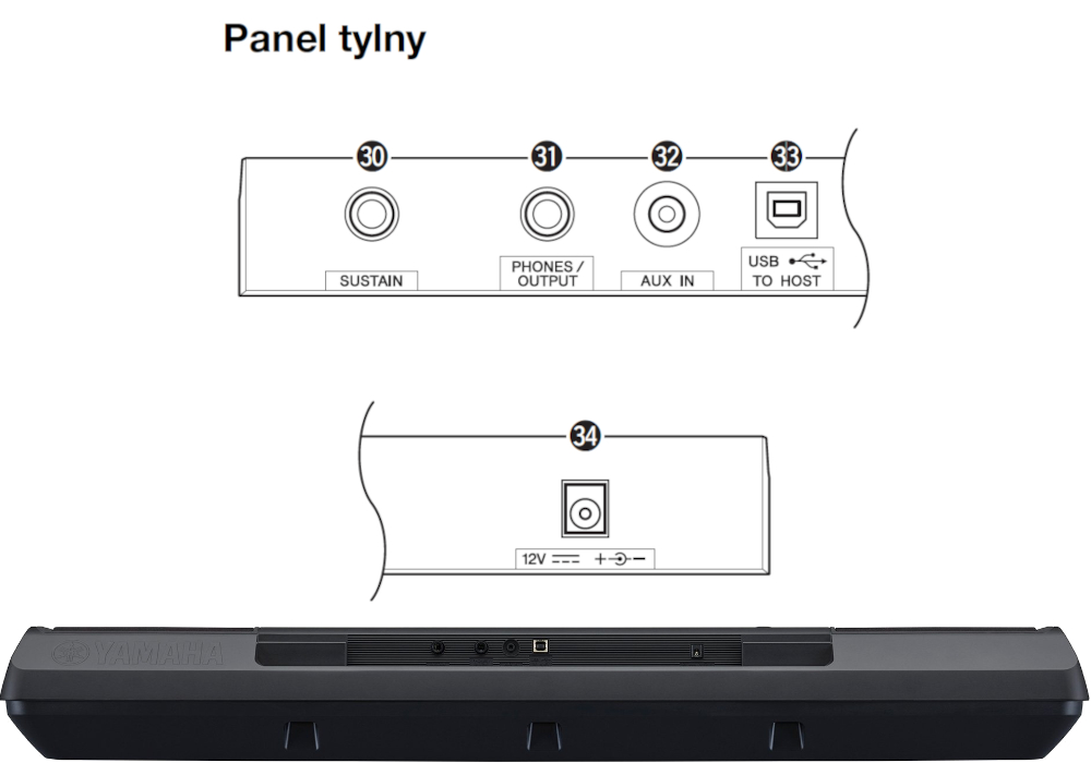 Keyboard YAMAHA PSR-E373 - miniatura