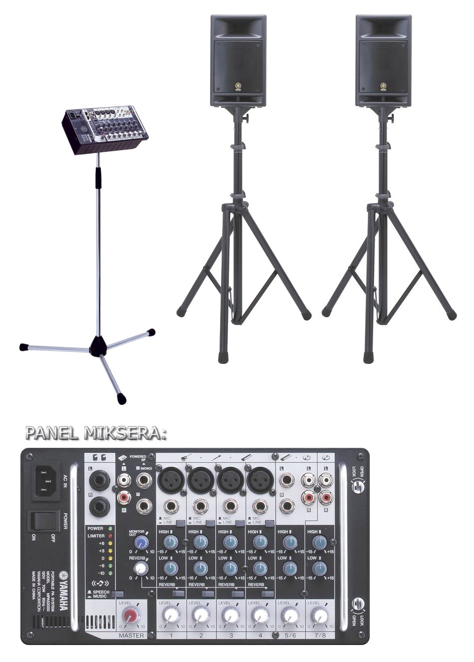 YAMAHA STAGEPAS SET 2