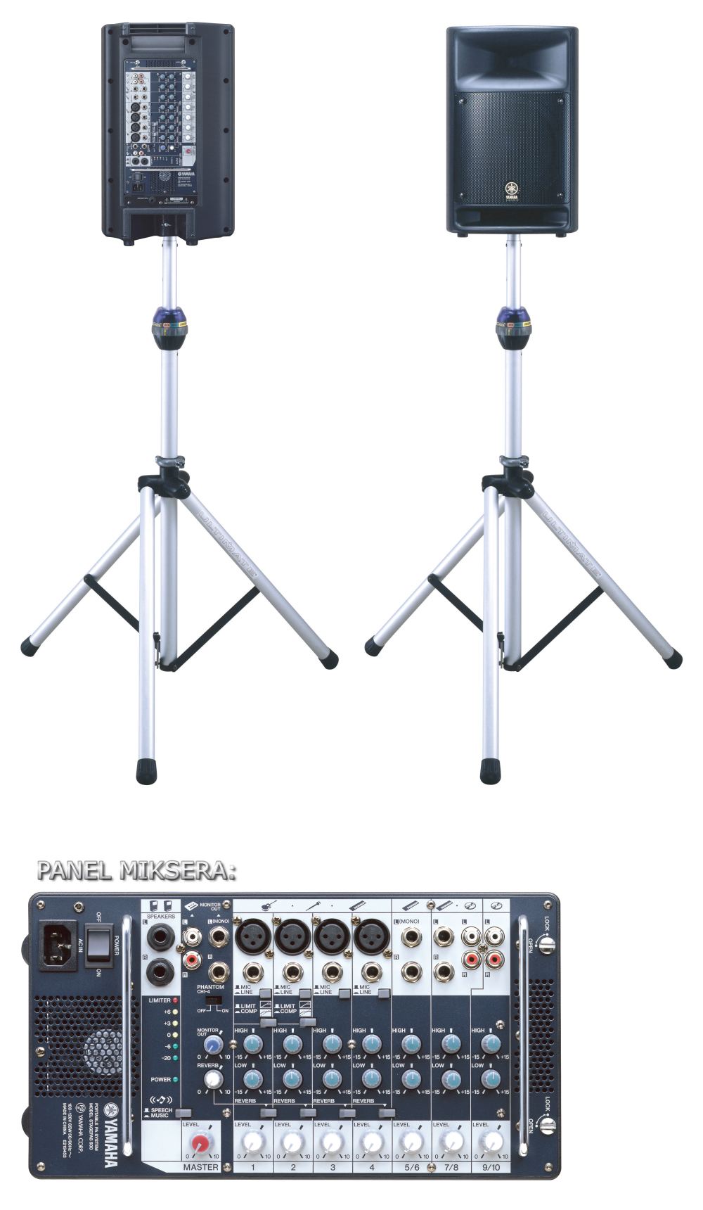 YAMAHA STAGEPAS SET 4