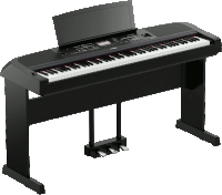 Pianino cyfrowe YAMAHA DGX-670 B + NOGI + MODUŁ