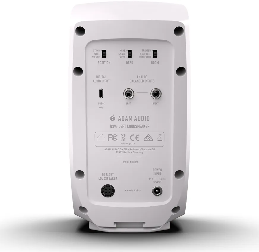 Monitory aktywne ADAM Audio D3V WH - miniatura