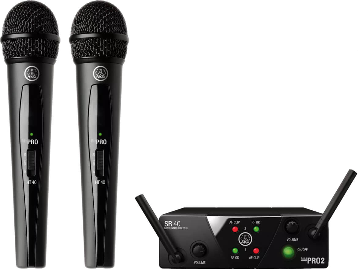 System bezprzewodowy AKG WMS 40 Mini2 DUAL Vocal Set US25B/D