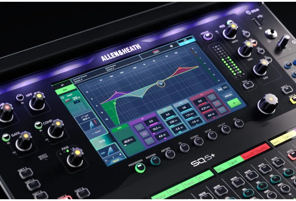 Mikser cyfrowy Allen&Heath SQ7+ - miniatura