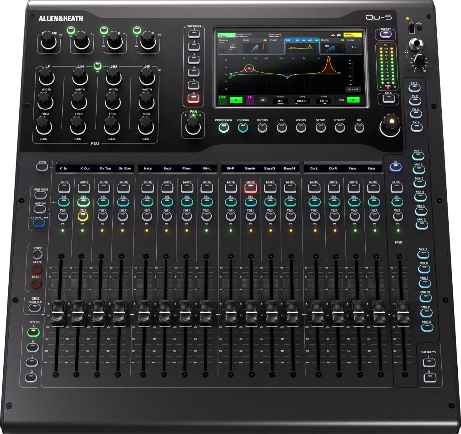 Mikser audio Allen&Heath Qu-5 - miniatura