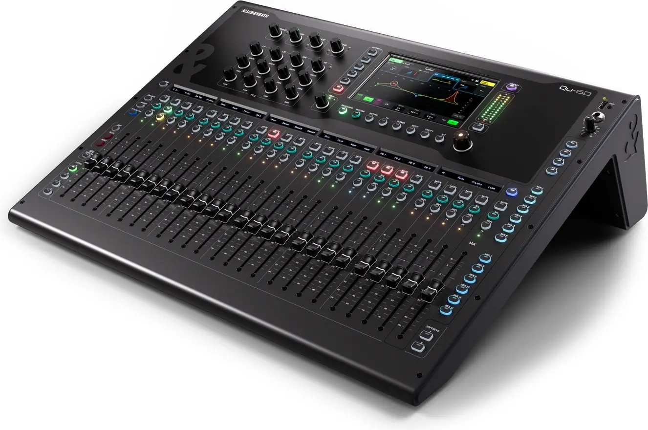 Mikser audio Allen&Heath Qu-6D interfejs Dante - miniatura