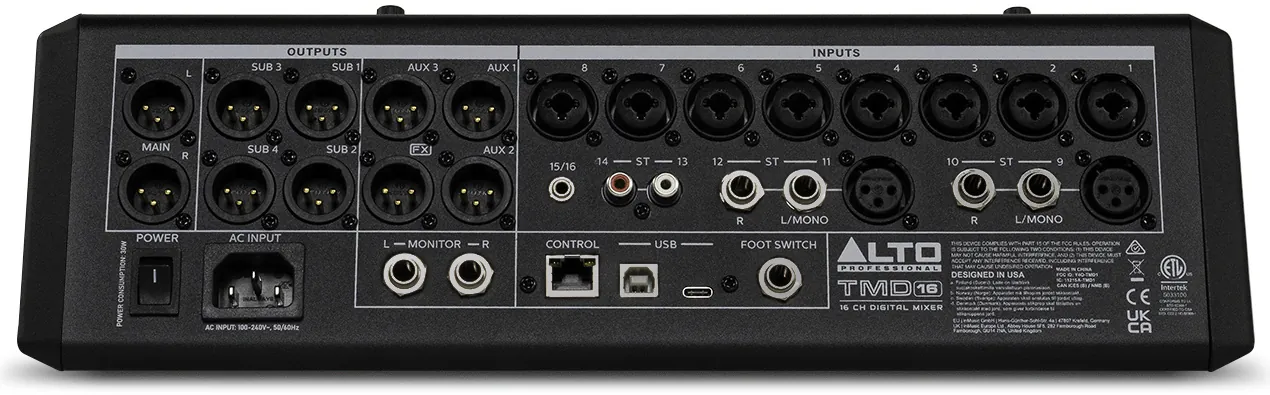 Mikser Audio ALTO TMD 16 - miniatura
