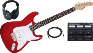 Zestaw gitarowy Aria STG-004 CA + Zoom G3n /akcesoria 