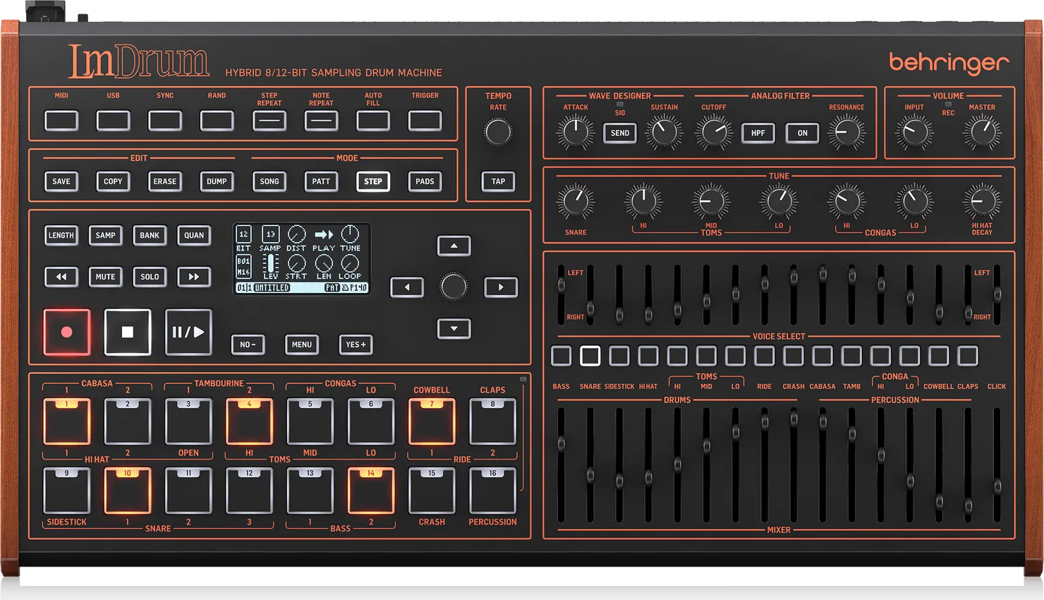 Syntezator perkusyjny hybrydowy BEHRINGER LM DRUM