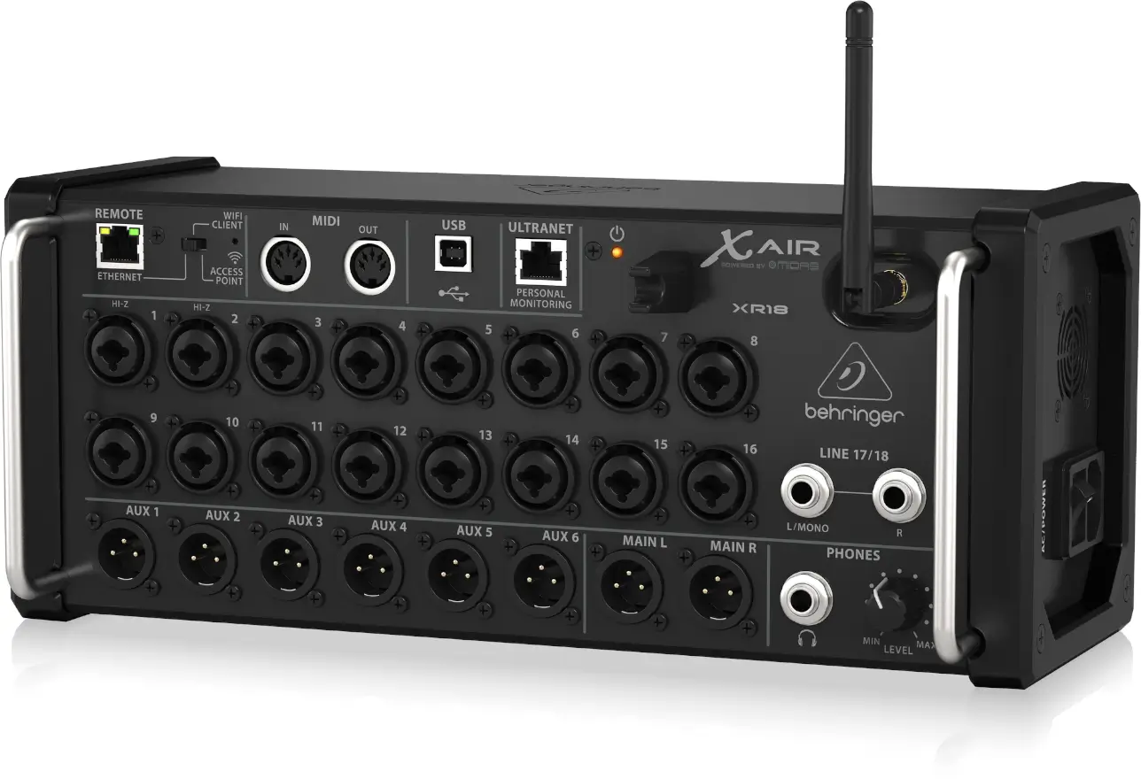 Stagebox BEHRINGER X AIR XR18 + pokrowiec Gator G-MIXERBAG-1306 /Zestaw - miniatura