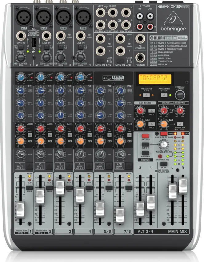 Mikser audio BEHRINGER XENYX QX1204USB - miniatura