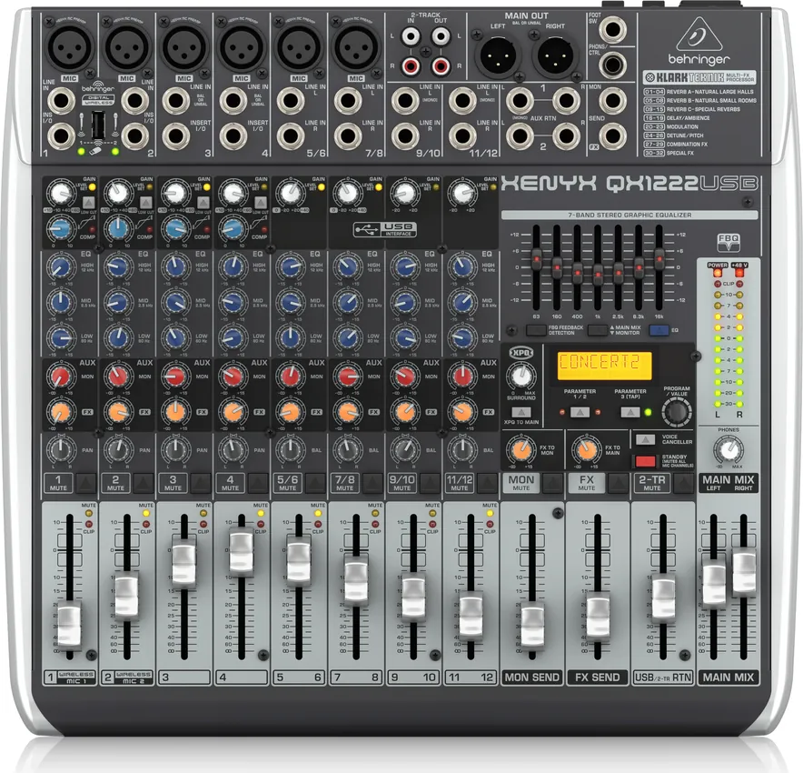 Mikser audio BEHRINGER XENYX QX1222USB