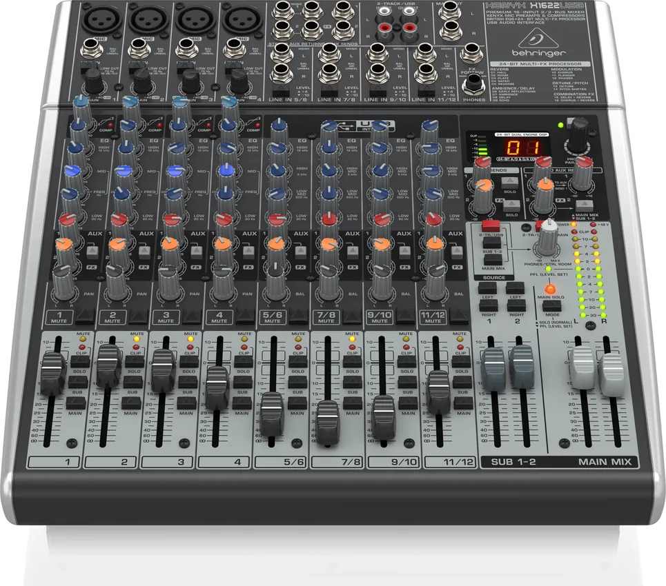 Mikser audio BEHRINGER XENYX X1622USB - miniatura