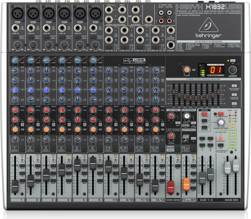 Mikser audio BEHRINGER XENYX X1832USB