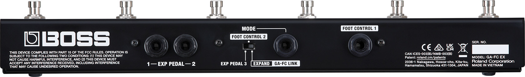 Footswitch BOSS GA-FC EX - miniatura