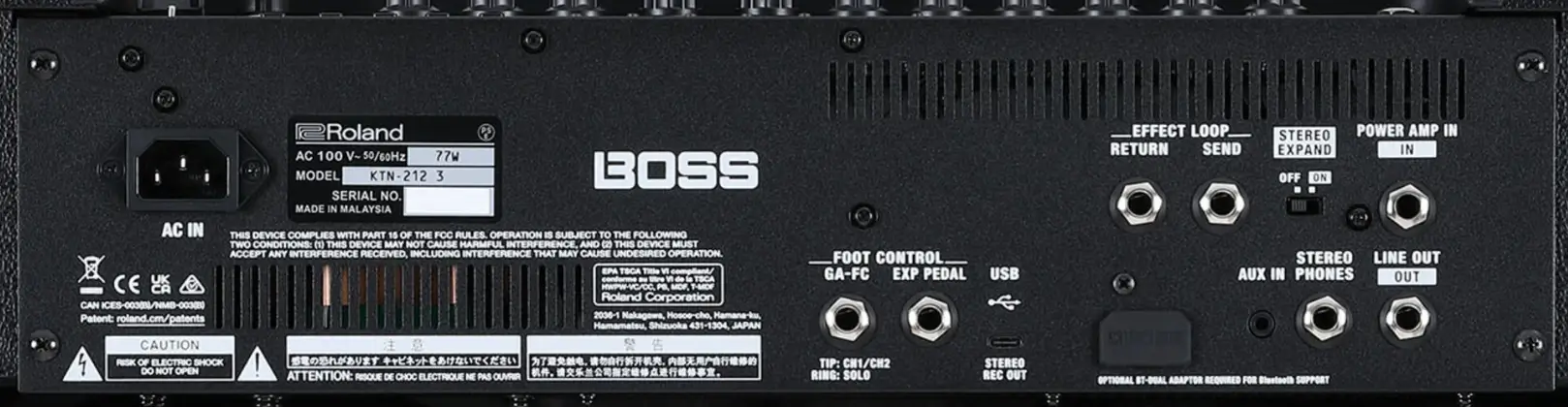 Wzmacniacz do gitary elektrycznej BOSS KATANA 100/212 GEN 3 - miniatura