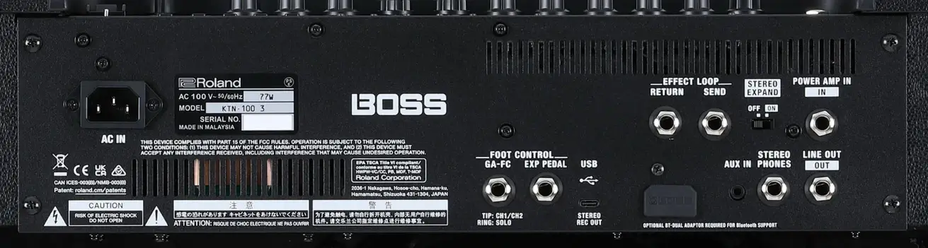 Wzmacniacz do gitary elektrycznej BOSS KATANA-100 GEN 3 - miniatura