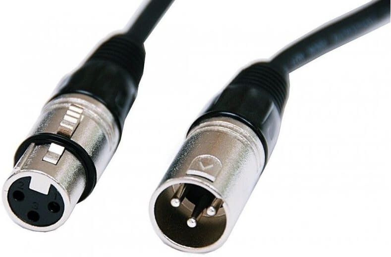 Kabel mikrofonowy CABLE4me XLR-XLR 1m - miniatura