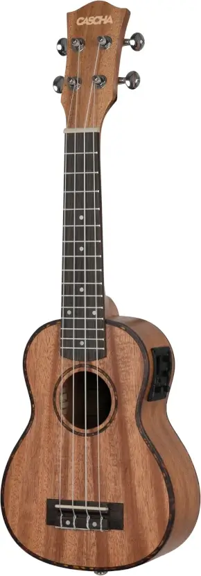 Ukulele sopranowe Cascha E-Soprano Premium Mah /elektroakustyczne - miniatura