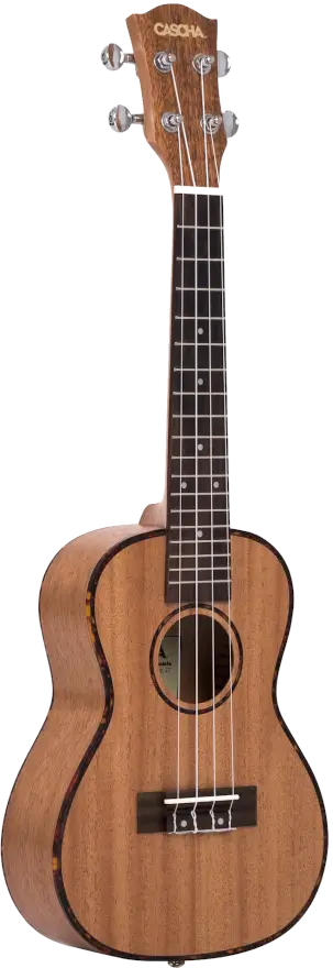 Ukulele koncertowe  Cascha HH 2035 Premium Mahogany SET / zestaw - miniatura