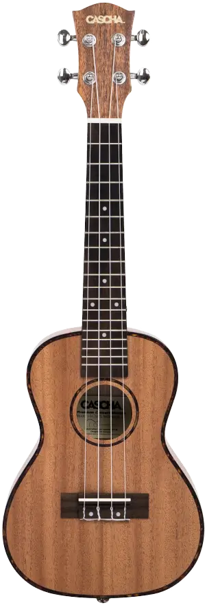 Ukulele koncertowe  Cascha HH 2035 Premium Mahogany SET / zestaw - miniatura