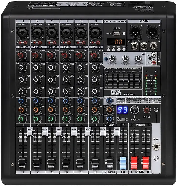 Zestaw nagłośnieniowy DNA BLX-12 + HLC 6 MK2 + VM DUAL VOCAL SET - miniatura