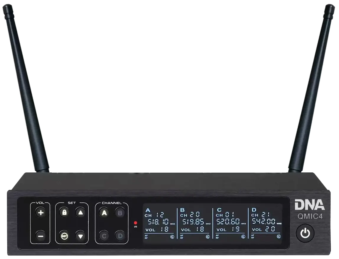 Mikrofon bezprzewodowy DNA QMIC4 (518-542 MHz) - miniatura