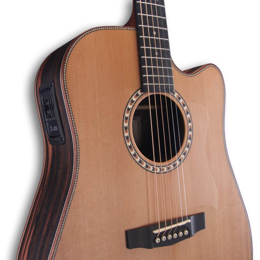 Gitara elektroakustyczna Dowina Bordeaux DCE LR Baggs SPE - miniatura