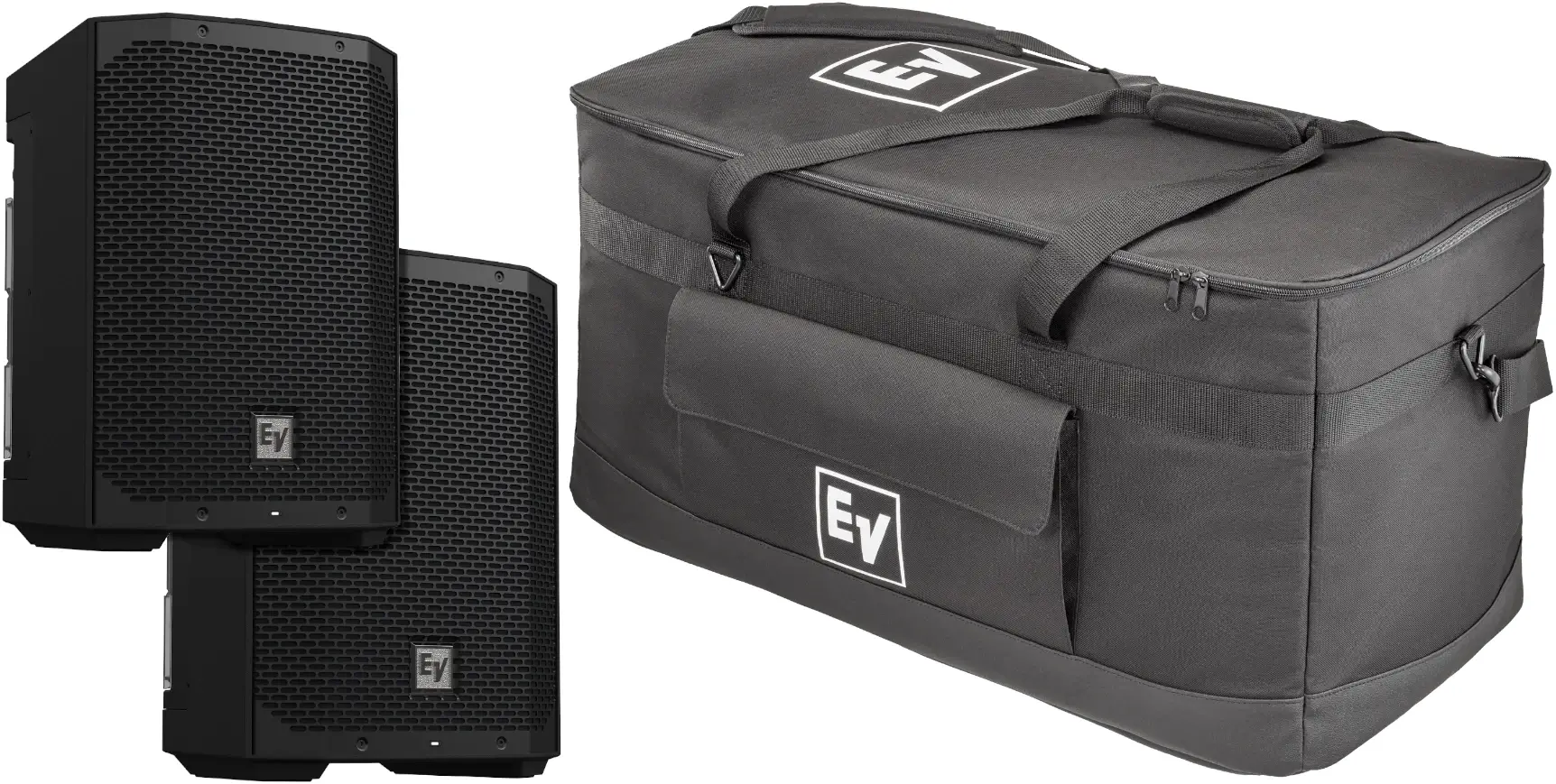 Zestaw nagłośnieniowy z pokrowcem Electro-Voice 2x EVERSE 8 + DUFFEL BAG /akumulator