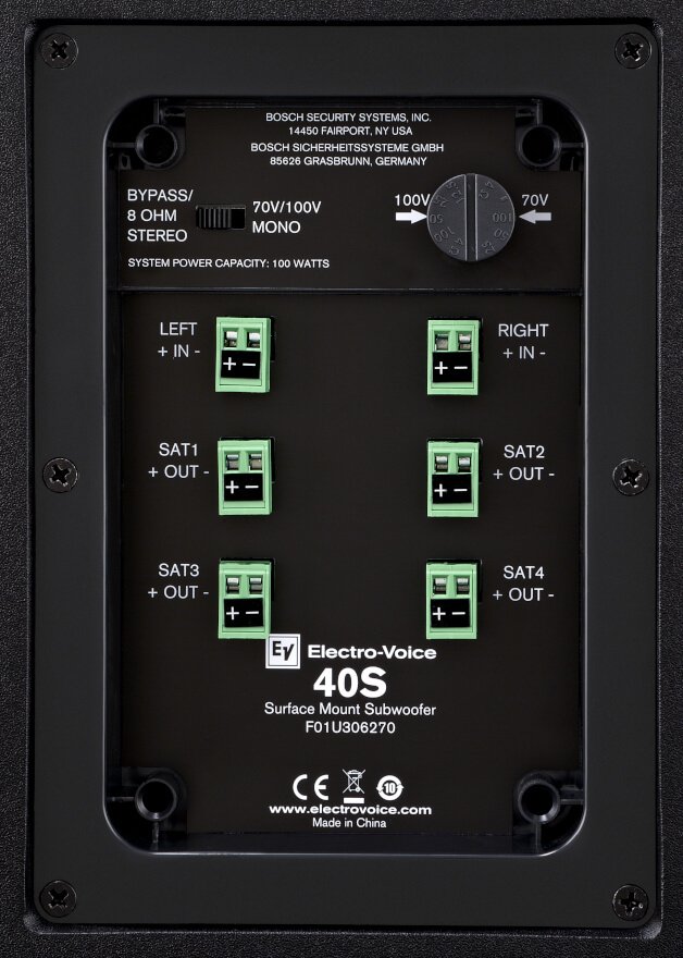 Zestaw kolumn radiowęzłowych Electro-Voice EVID-S44 BK - miniatura
