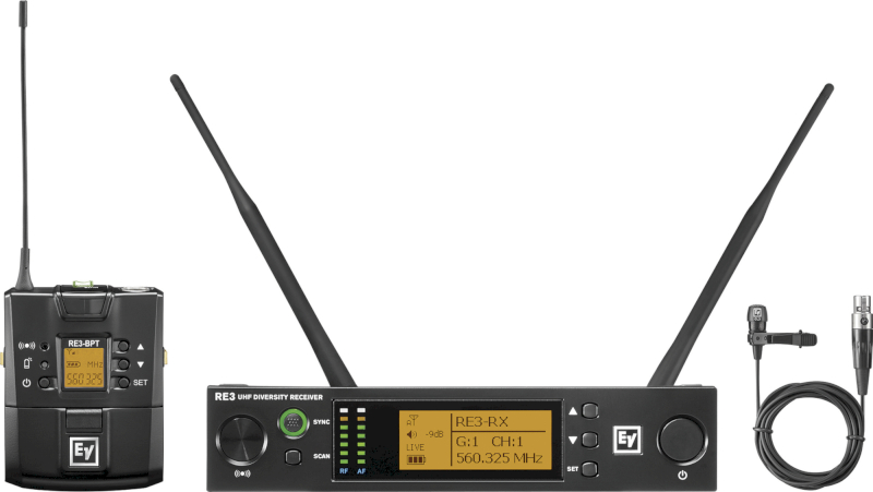 Mikrofon bezprzewodowy Electro-Voice RE3-BPCL-5L (488-524 MHz) - miniatura
