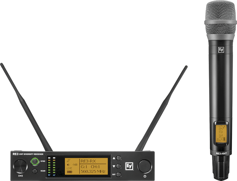 Mikrofon bezprzewodowy Electro-Voice RE3-RE520-5L (488-524MHz) - miniatura