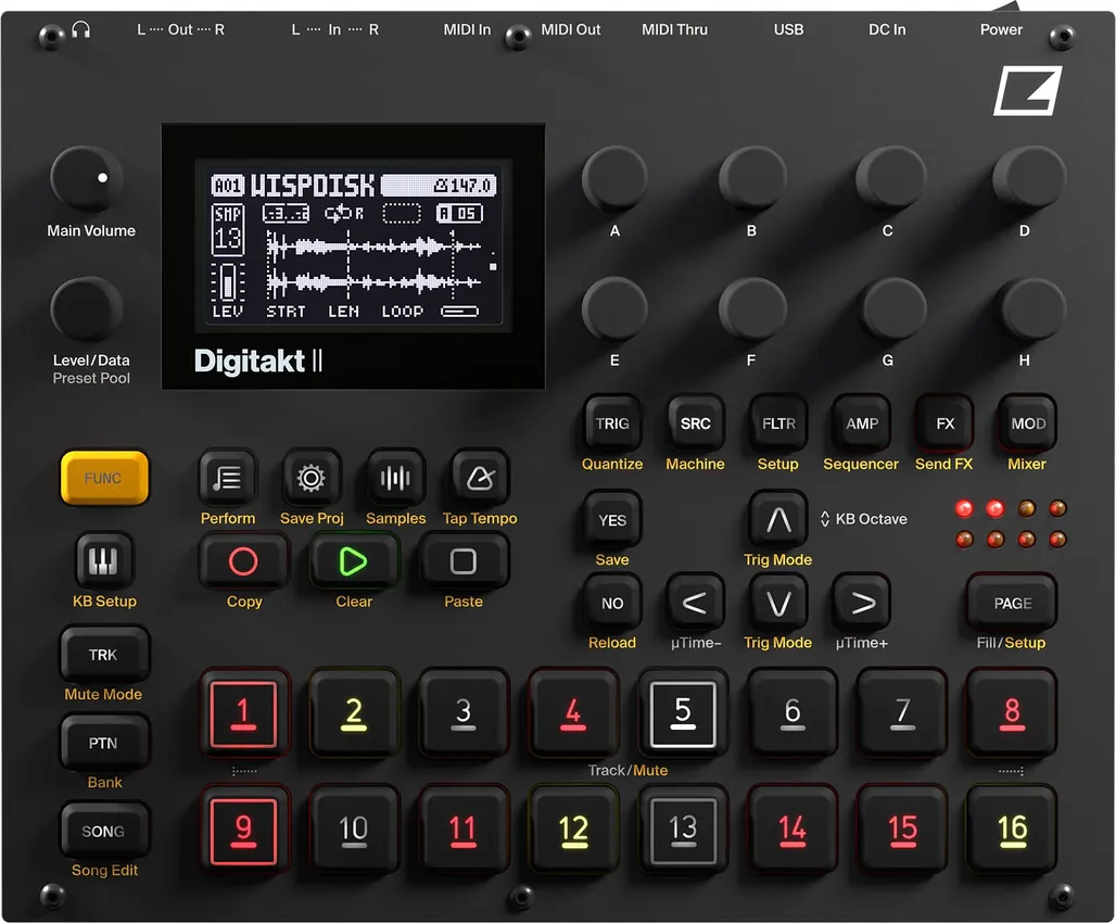 Sampler perkusyjny Elektron Digitakt II - miniatura