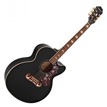 Gitara elektroakustyczna Epiphone J-200EC Studio BK