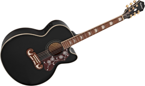 Gitara elektroakustyczna Epiphone J-200EC Studio BK