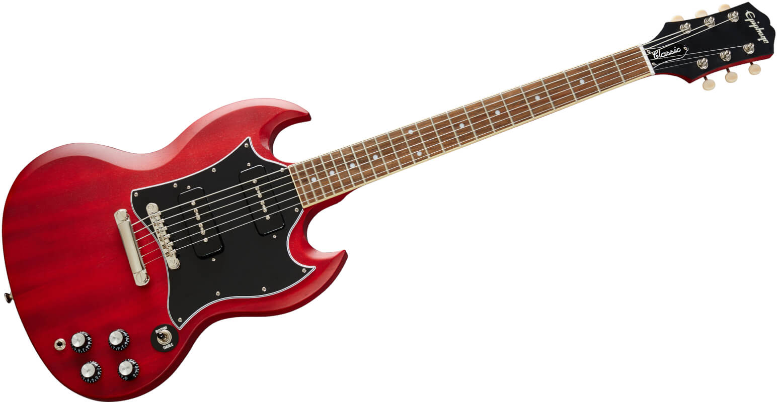 Gitara elektryczna Epiphone SG Classic Worn P-90 WCH