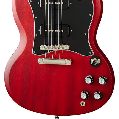 Gitara elektryczna Epiphone SG Classic Worn P-90 WCH - miniatura