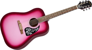 Gitara akustyczna Epiphone Starling Square Shoulder Hot Pink Pearl